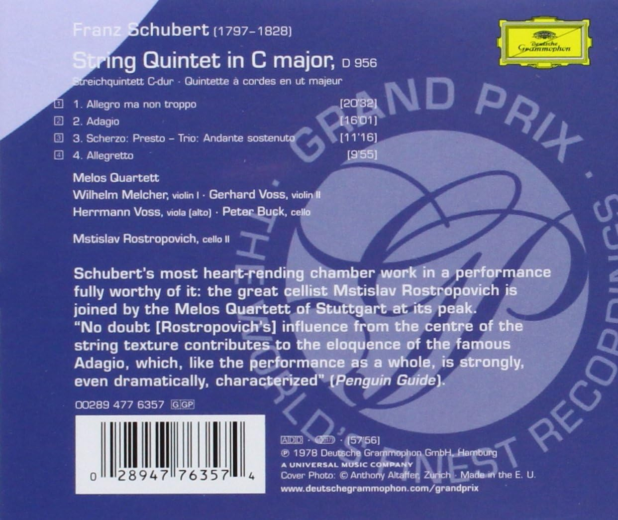 Schubert String Quintet image number 1