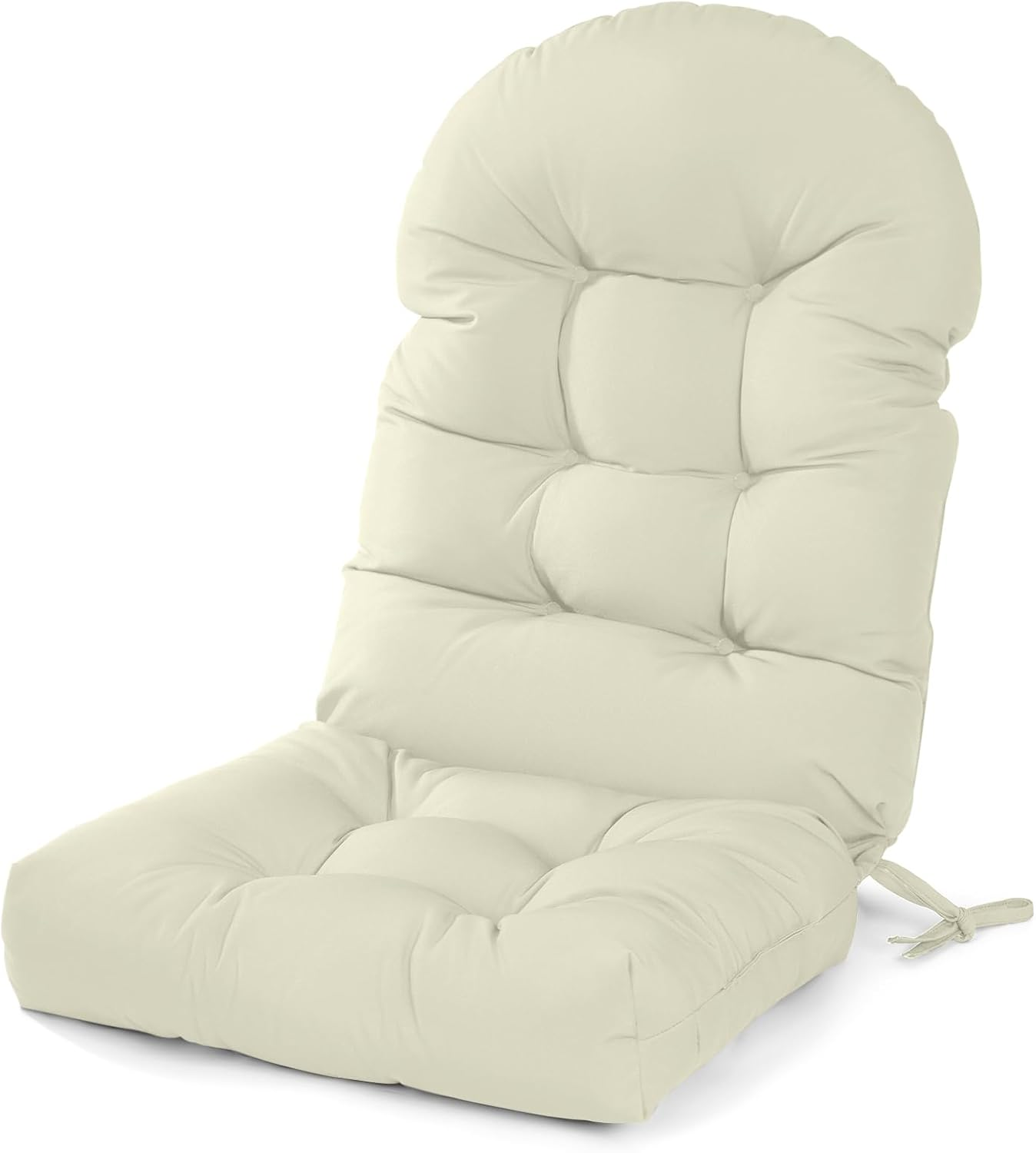 Mudilun Outdoor Adirondack Chair Cushion High Weather Resistant Tufted Waterproof Lounge Cushion Anti-Slip Thickened High Back Patio Seat Pads