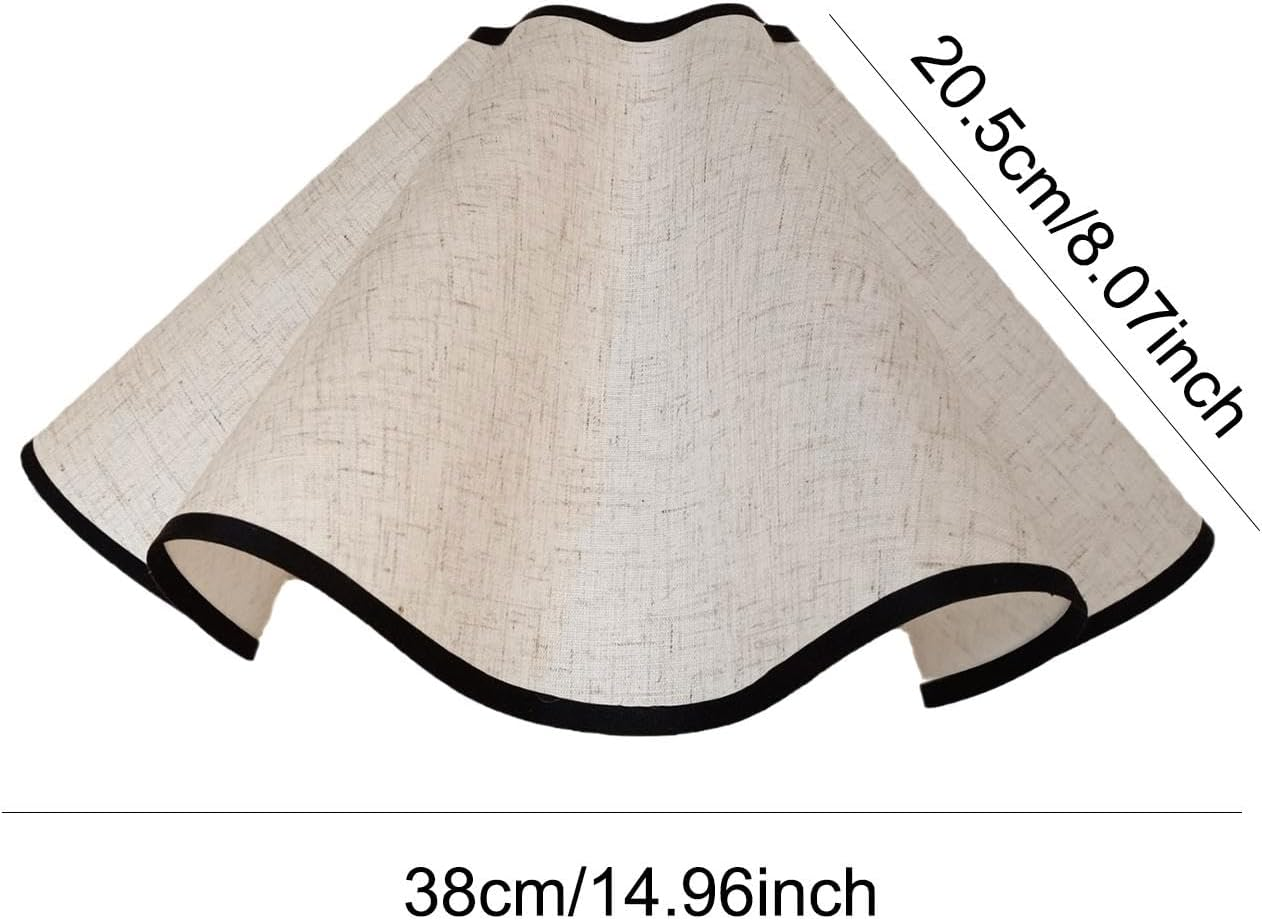 Sdlnklm Petal Table Lamp Shade Cover Floor Light Cover Contemporary Replacement Practical Creative Bedside Light Shade for Study Room, as Described, 38 Cm image number 1