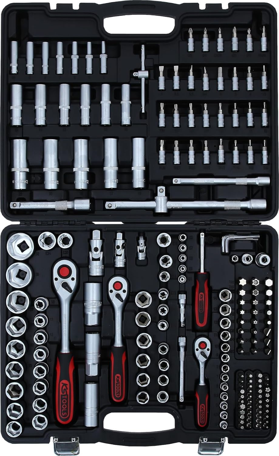 KS Tools 917.0795 1/4" + 3/8" + 1/2" Socket Set, 195 Pcs