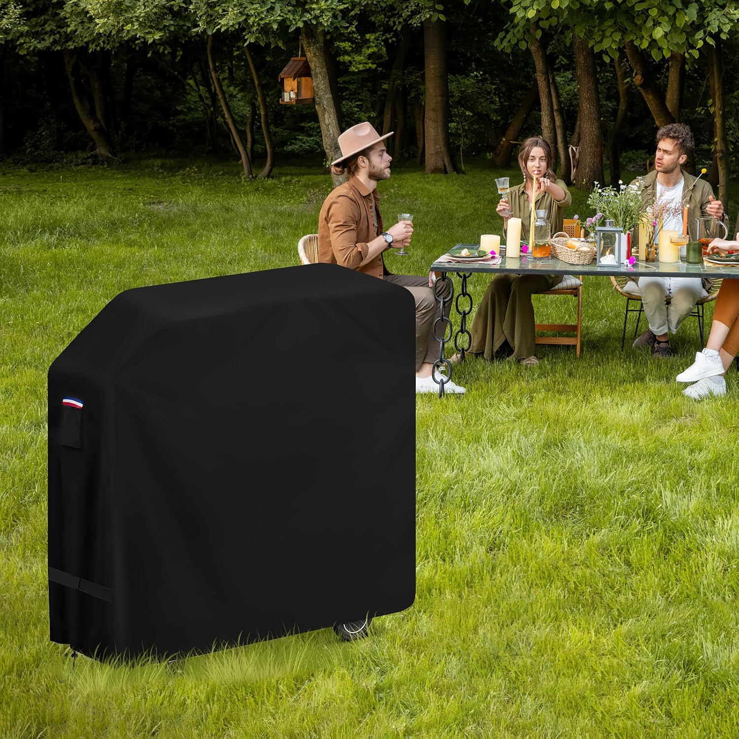 Grill Cover for Masterbuilt Gravity Series 800 Digital Charcoal Grill and Smoker,Covers for Mb20040221 Gravity Series Griddle,Heavy Duty Waterproof Grill Cover for Masterbuilt Electric Smoker image number 6