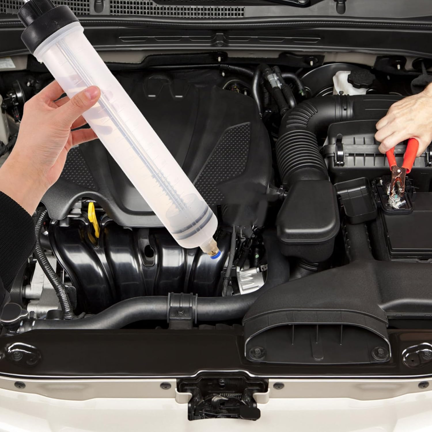 BUGUUYO 1Set Automotive Fluid Extractor Pump Manual Tool for Compatible Vehicles Easy to Use Construction image number 3