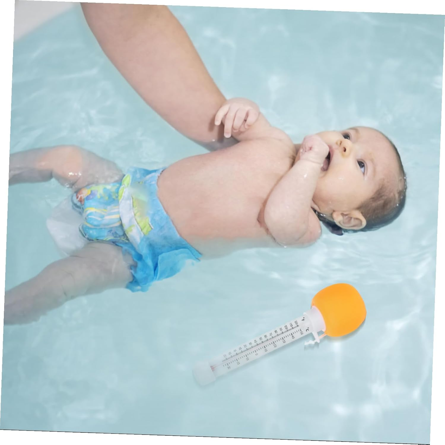 ARTIBETTER Cartoon Floating Pool Thermometer for Boy Girl Bath Water Temperature Gauge Hot Tub Temperature Indicator Easy-Read Swimming Pool Monitor image number 3