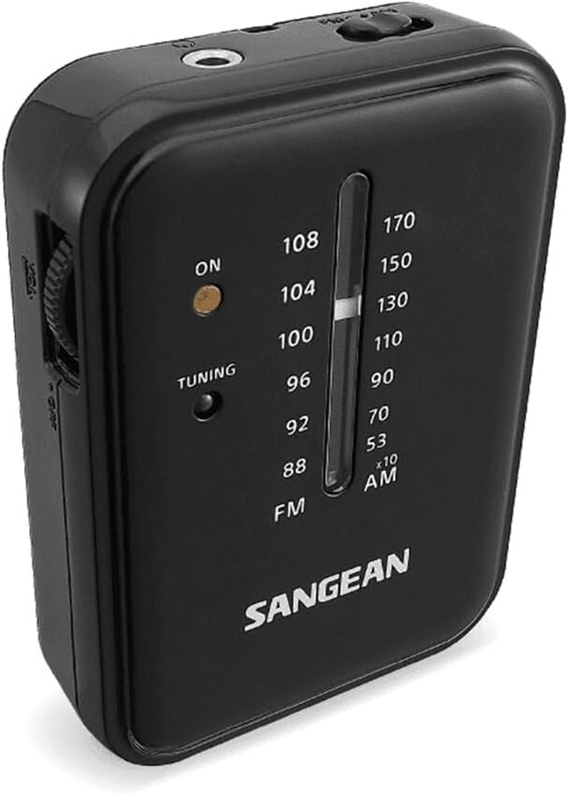 Sangean SR32 Portable Radio, Black