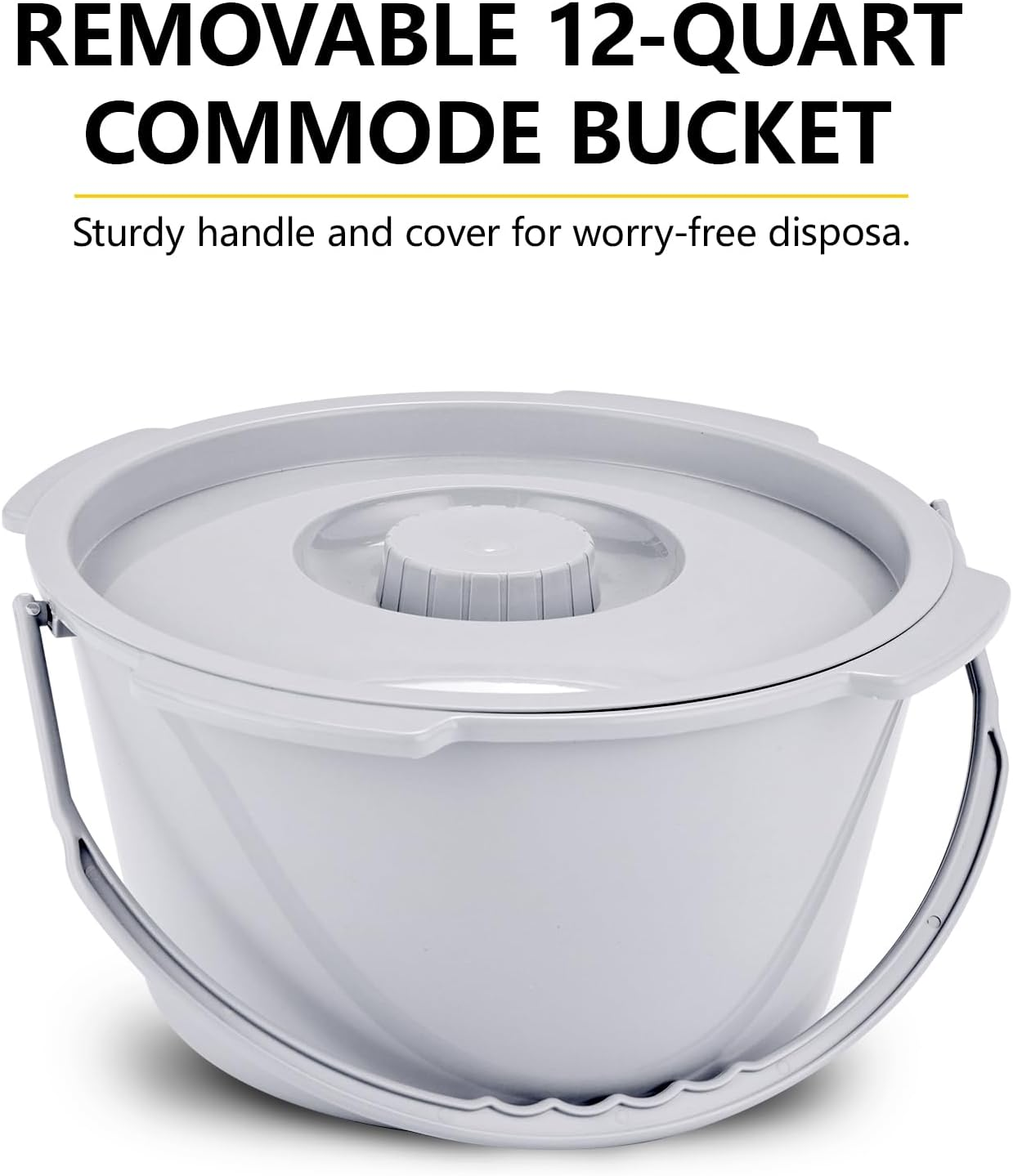 Altus Multifunction 3-In-1 Bedside Commode Toilet Raised Seat Safety Frame Height Adjustable Folding image number 2