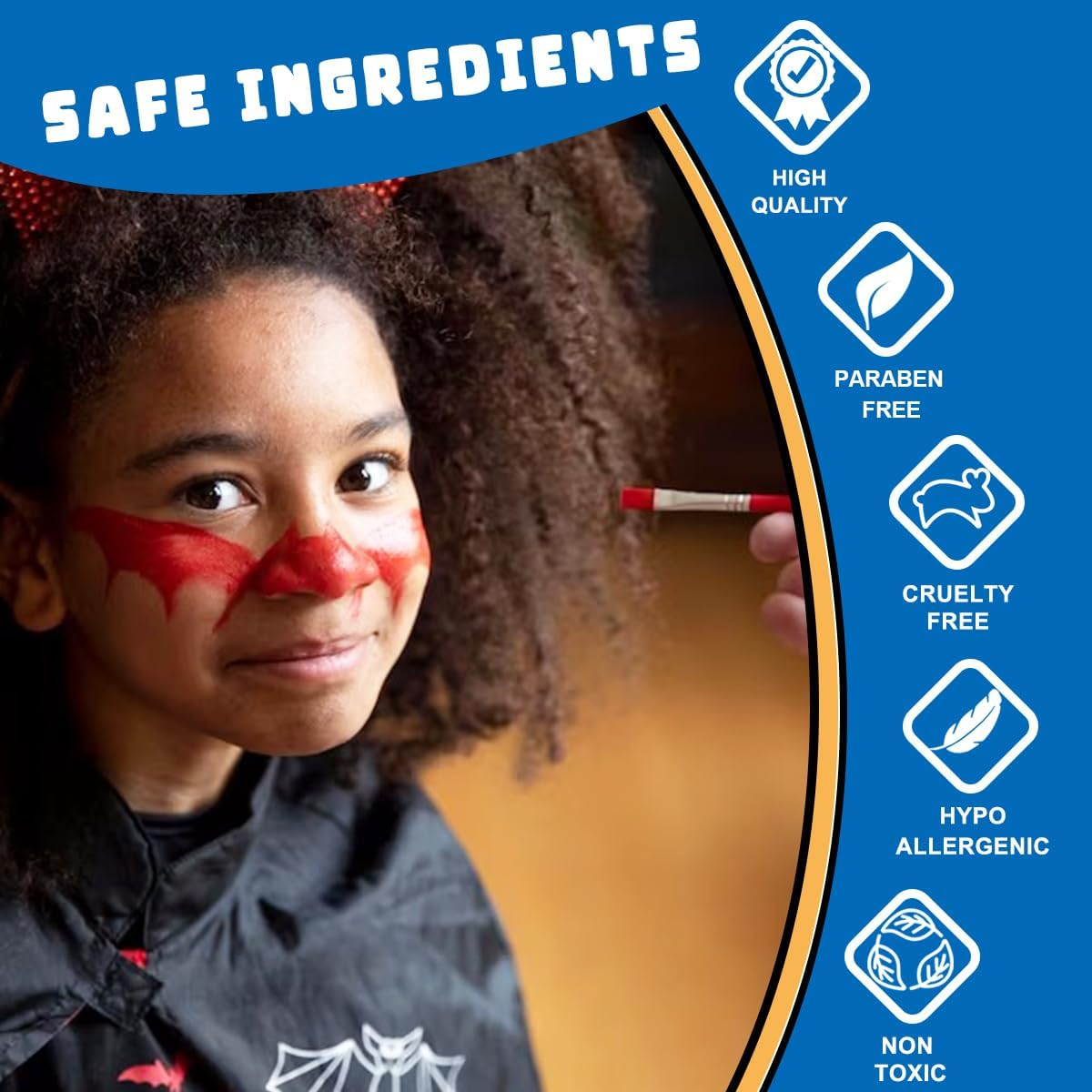 Bowitzki 14 Colors Face Body Paint Set Cream Makeup 20Ml Water Based Face Painting Special Effects for Adults Children Kids Halloween Christmas Party Stage Cosplay 0.7OZ Each image number 5