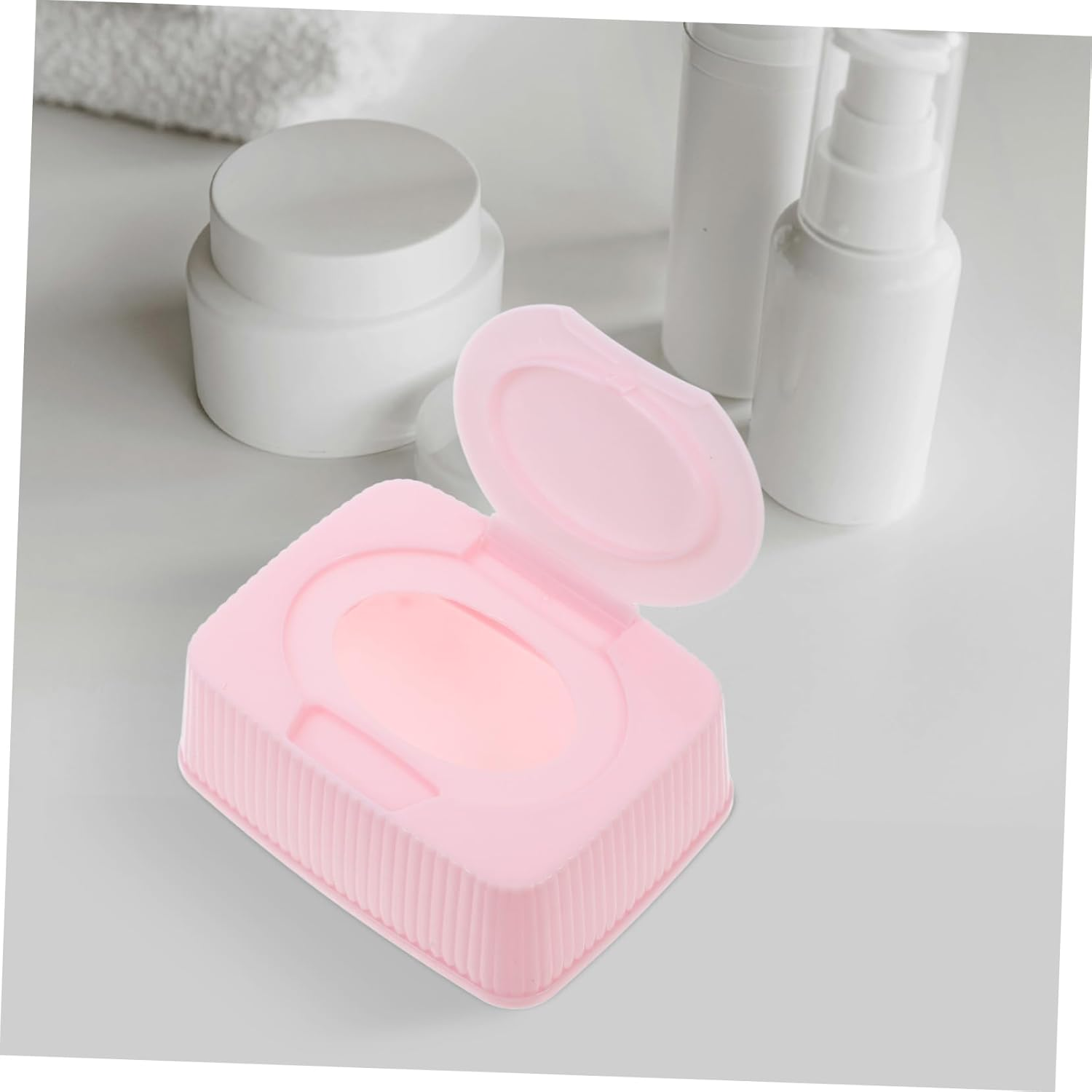 Wet Wipes Box Pull-Out Feature Cotton Wipes Holder Dustproof Storage Nursery Home Travel image number 6