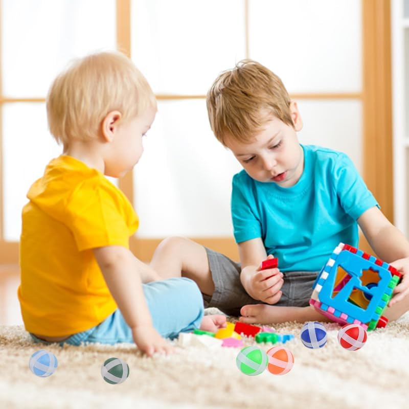 80 Pieces Kids Dart Board Sticky Balls, Colorful Sticky Balls for Fabric Dart Board Darts Game Accessories for Fabric Dart Board, Kids Indoor Outdoor Sport Party Game(8 Colors) image number 4