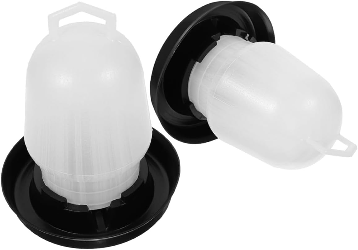 Alasum 2Pcs Automatic Poultry Waterer Chicken Water Dispenser Cups for Chickens Ducks Quail Pigeons Outdoor Use Farm and Home image number 5