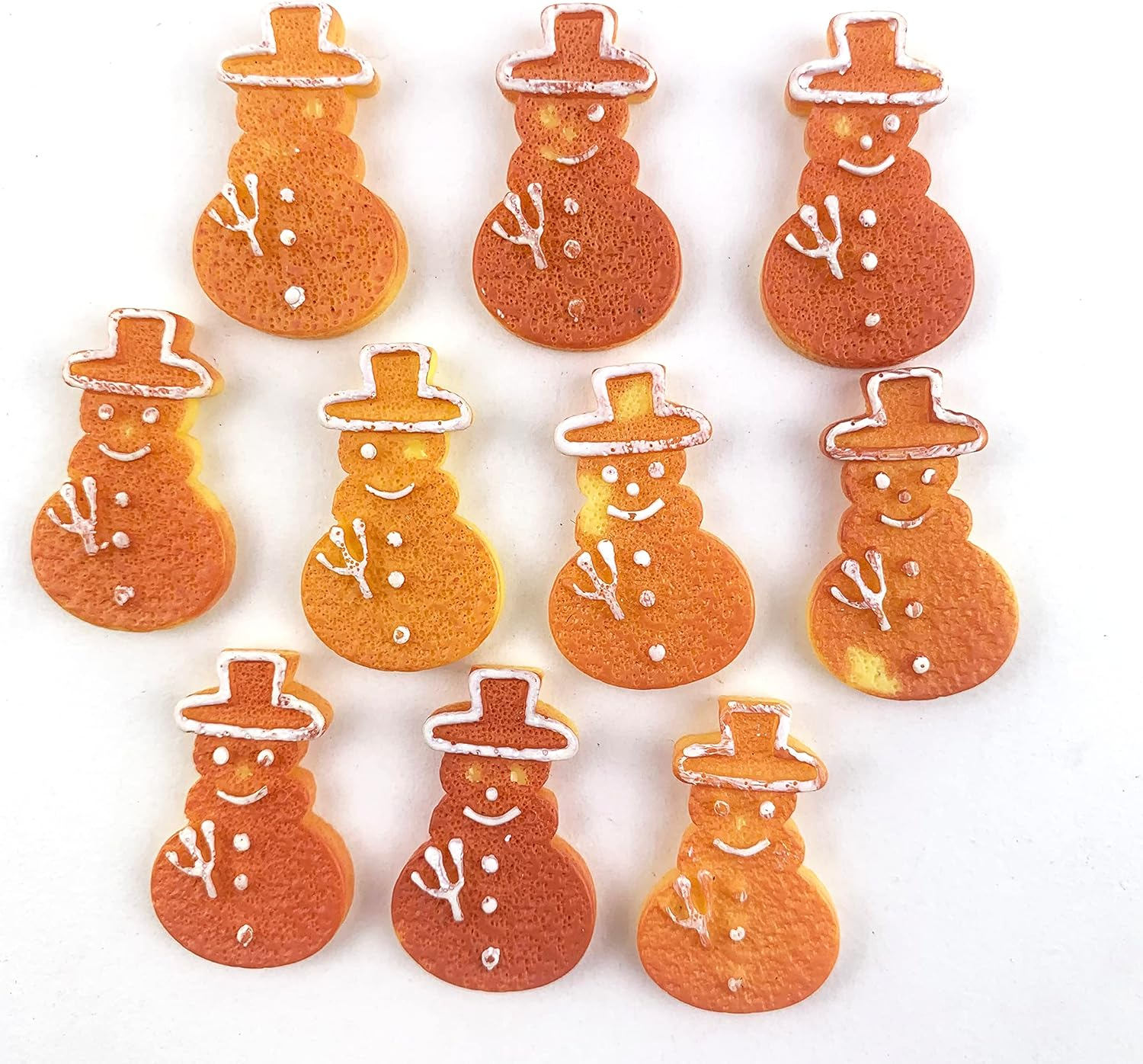 Heyiwell Resin Flatback Flat Back Christmas Series Embellishment for Scrapbooking Party Home Decorations, Hair Clip DIY Craft Making Charms