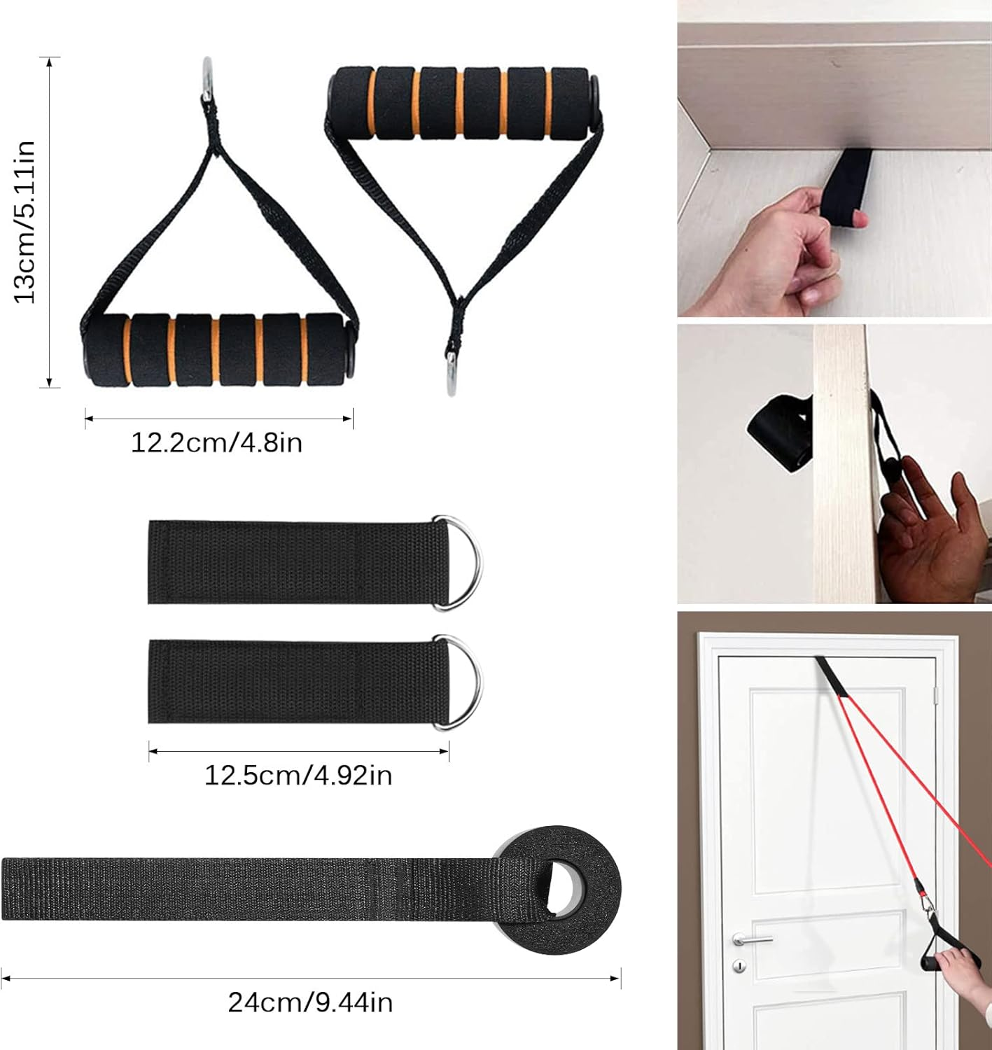 Uten Resistance Bands - Black,Green,Blue,Yellow,Red image number 4