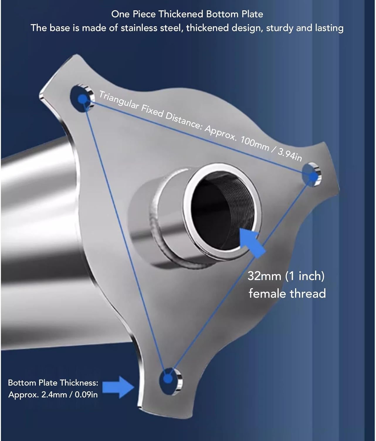 Stainless Steel Hand Well Pump for Yard Garden, Hand Manual Well Pump with Stand 8M Suction Lift for Home Courtyard