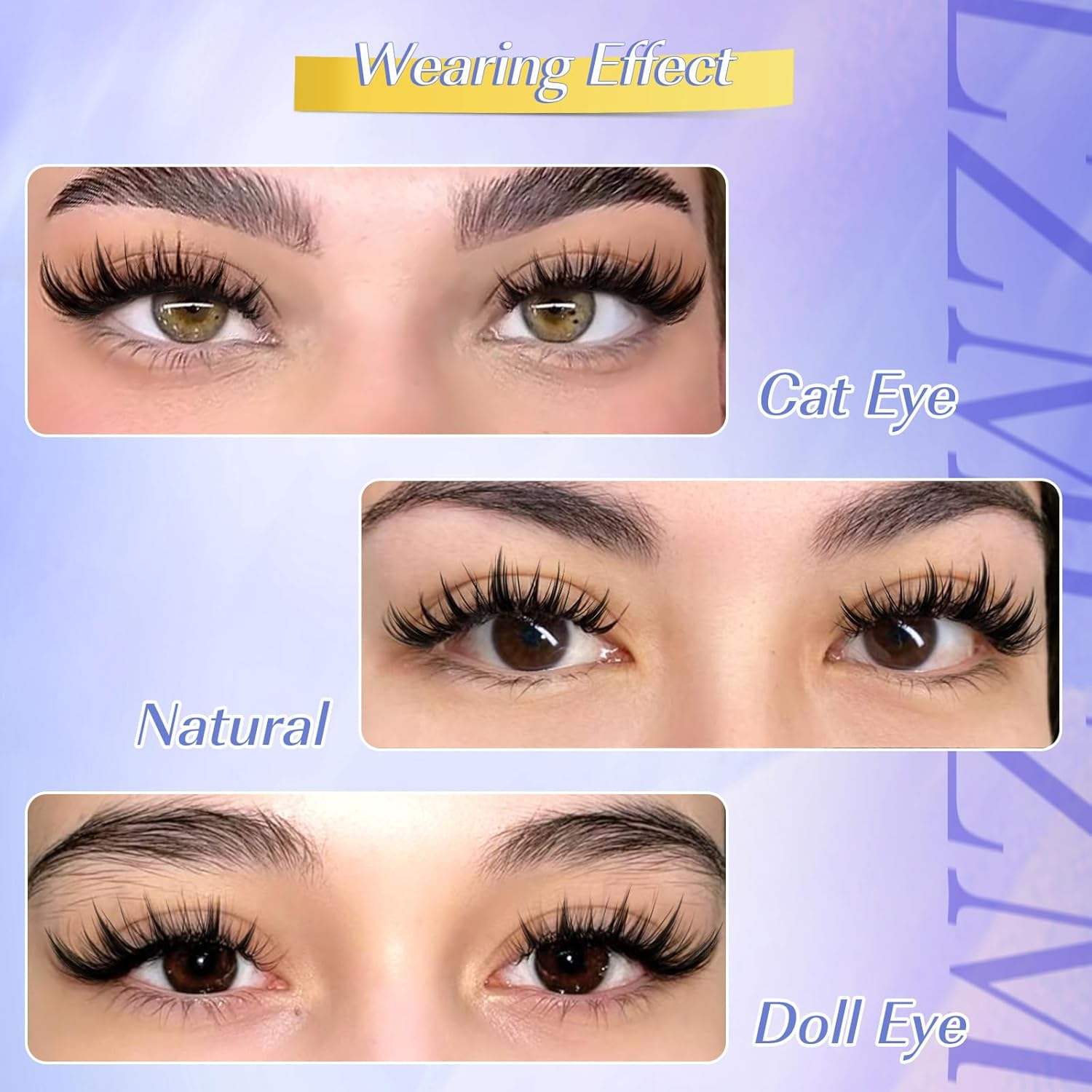LZM Anime Lash Clusters Manga Cluster Lashes Natural Look Eyelash Extension Eyelash Clusters with Tweezers Thin Band & Soft DIY at Home Mix Length 8Mm 10Mm 12Mm 14Mm (FY) image number 1