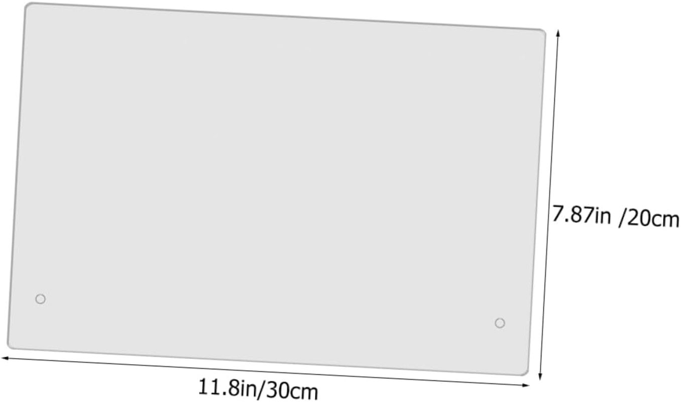 COHEALI 1Set Acrylic Memo Board Dry Erase Writing for Home Office Use Lightweight and Portable Note Board for Students and Professionals Includes Advertising image number 4