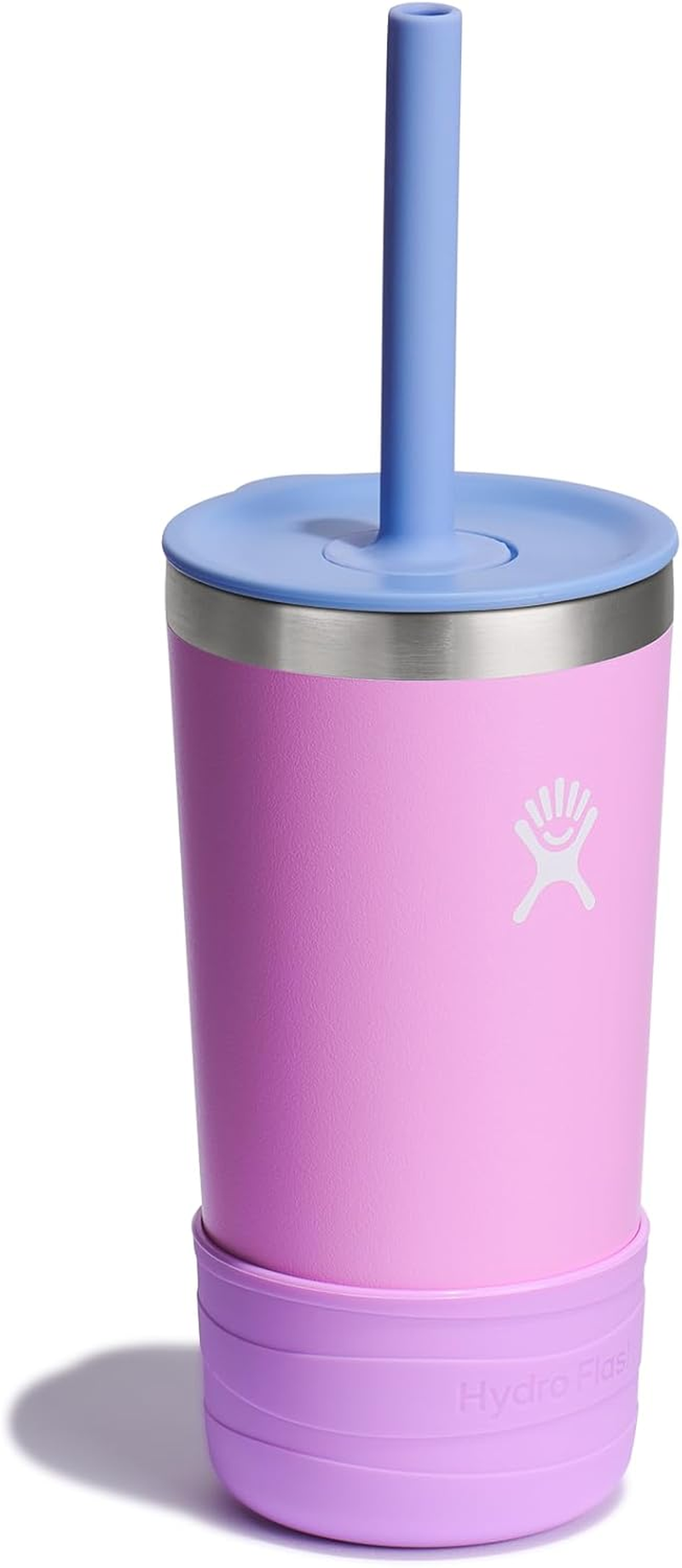 Hydro Flask Kids 12 Oz Tumbler with Straw and Boot Anemone - Anemone image number 4