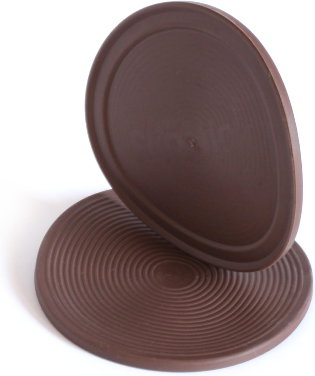 Slipstick Cb765 Square Non Slip Rubber Pads, 75Mm Square, Chocolate (Set of 4) image number 1