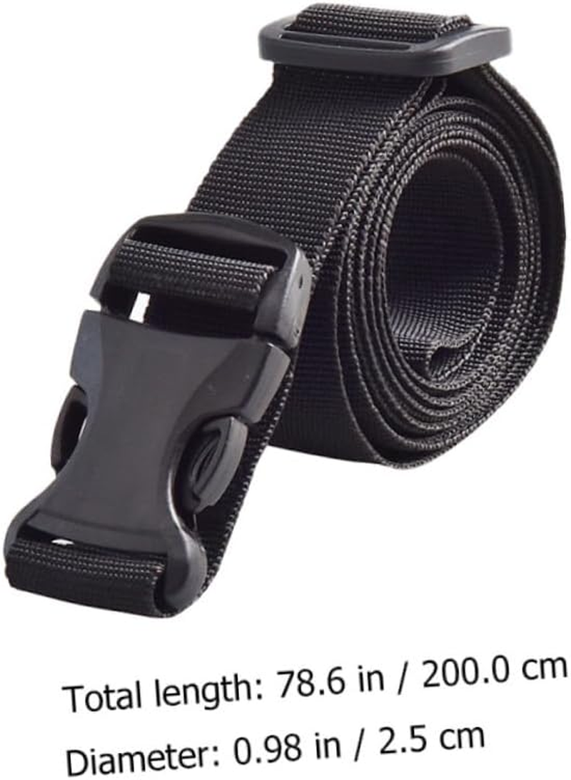 VALICLUD 4Pcs Tie down Straps for Luggage Practical Outdoor Luggage Tie down Straps Buckle for Suitcases and Travel Gear to Secure Belongings during Trips image number 5