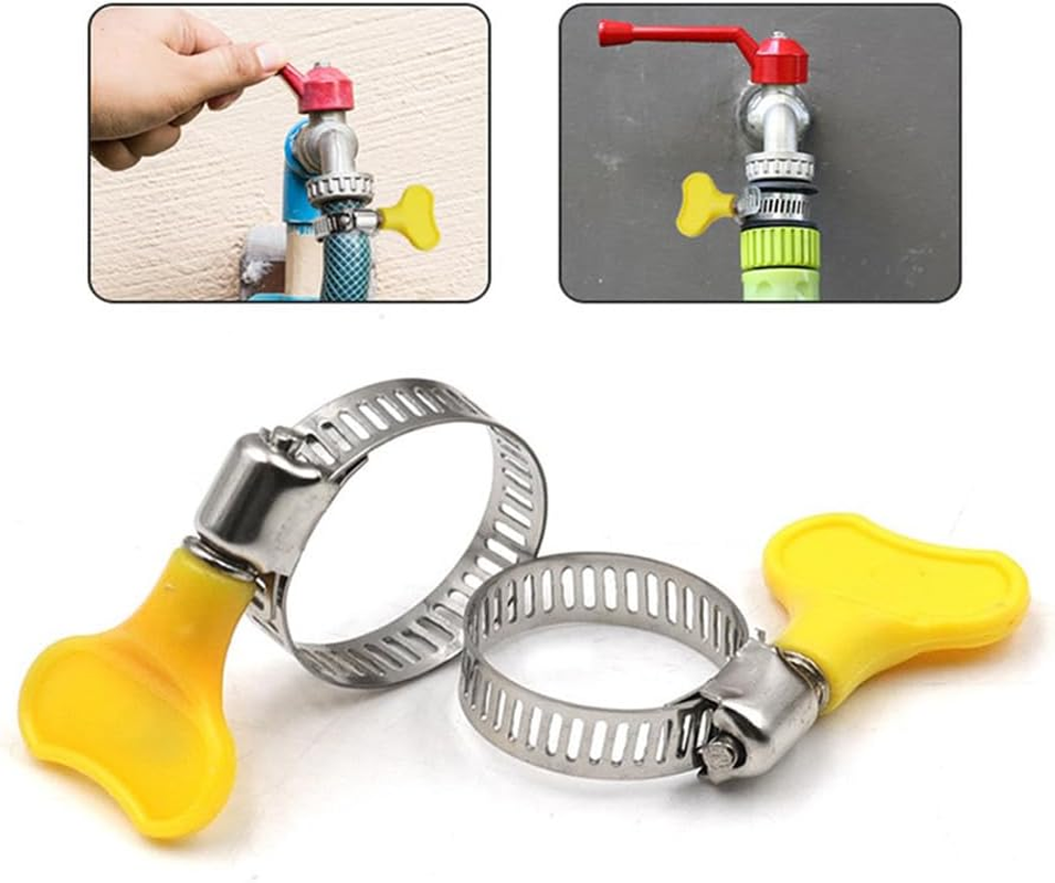 Stainless Steel Adjustable Worm Drive Hose Clamps - 6 Sizes for Fuel Lines and Various Applications image number 4