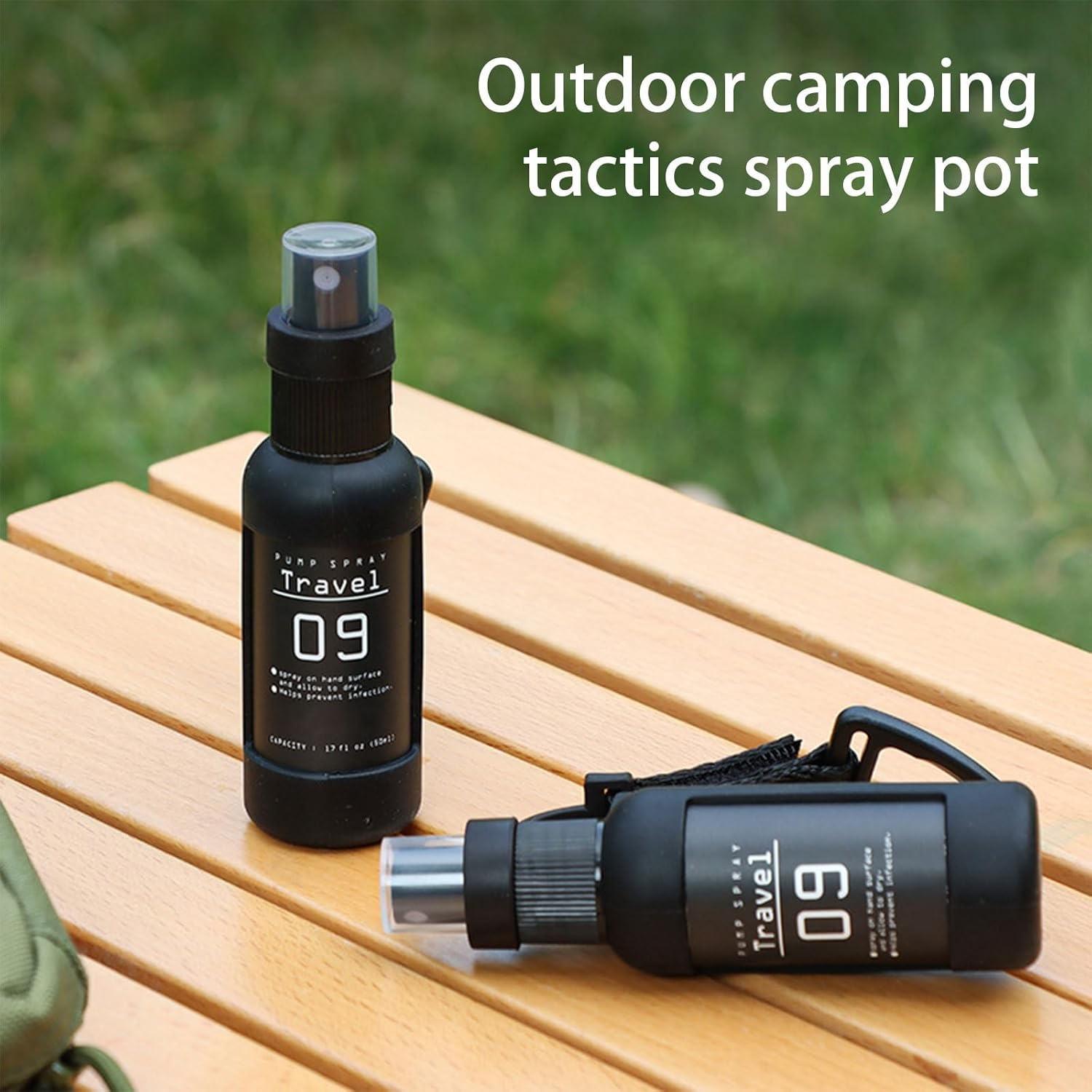 2 Pcs Travel Portable Small Cosmetic Bottles Moisturizing Plastmer Spray Bottles for Camping and Hiking Convenience image number 1