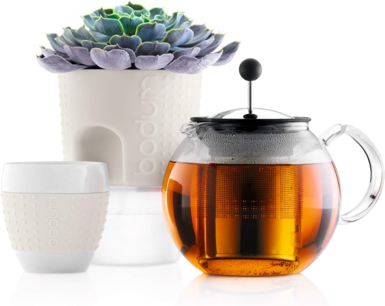 Bodum Tea Press with Filter, Chrome, 1807-16 image number 4