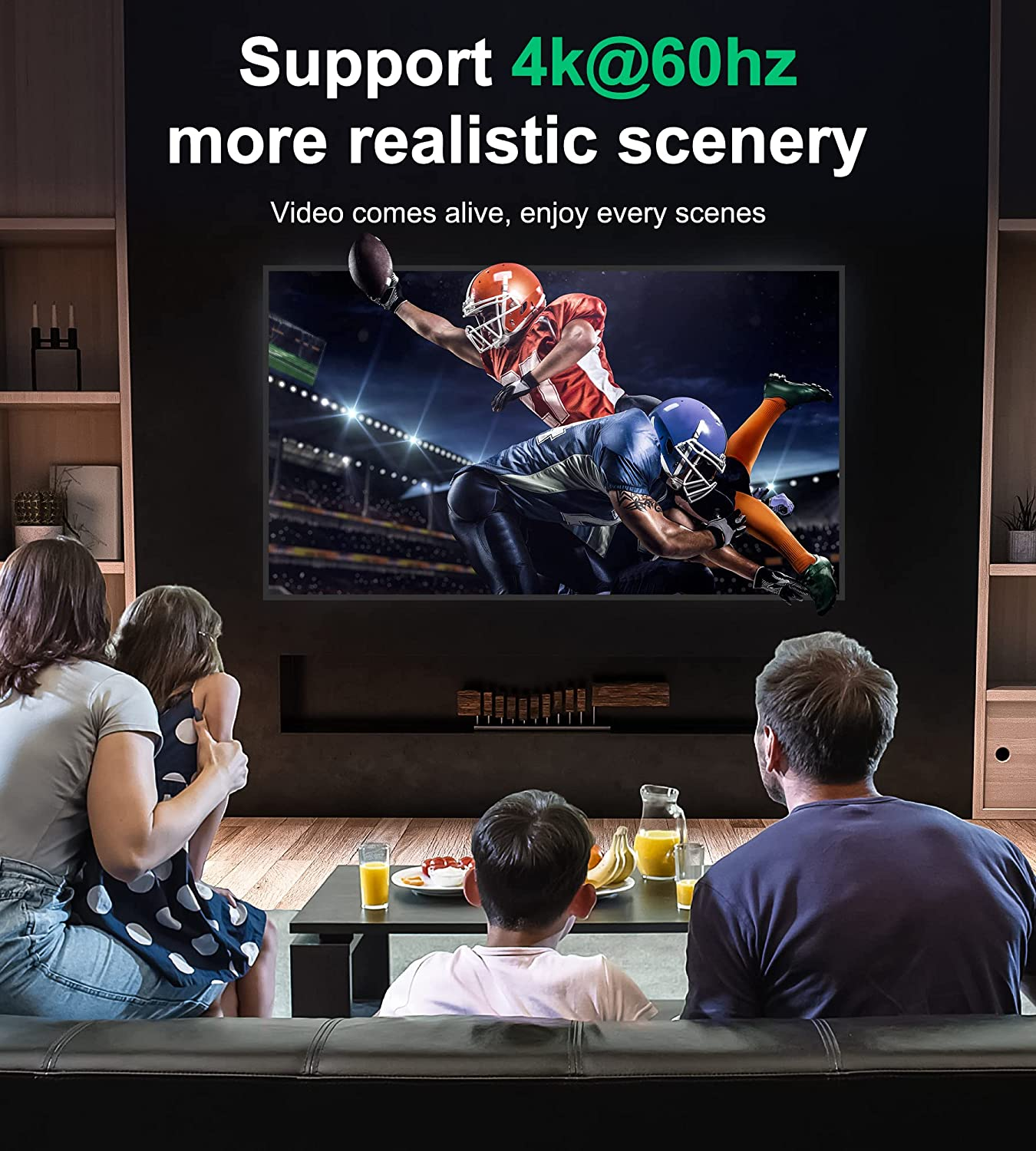 HDMI Switch 4K@60Hz Splitter, GANA Aluminum Bidirectional HDMI Switcher 2 in 1 Out, Manual HDMI Hub Supports HD Compatible with Xbox PS5/4/3 Blu-Ray Player Fire Stick Roku - Gray With 3Ft Cable image number 5