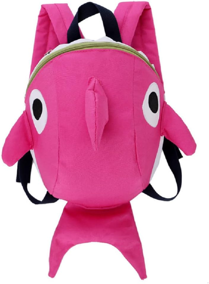 Haozaikeji Toddler Backpack Kids Backpack with Safety Reins Cute Shark Shape School Bag for Boys and Girls Mini Animal Preschool Bag for 1-5 Years Children