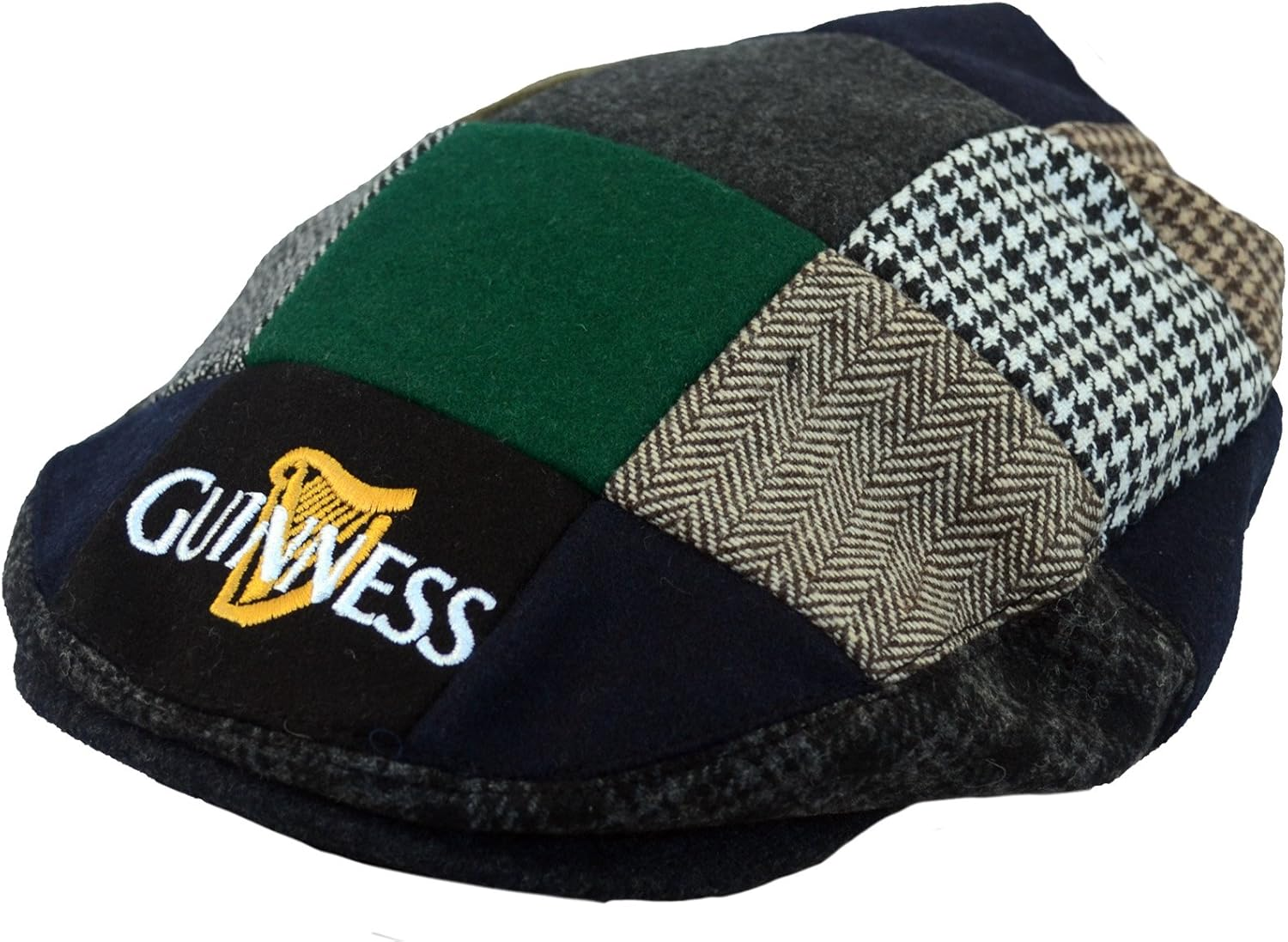 Guinness Official Merchandise Harp Embroidered Flat Cap Men'S Hat