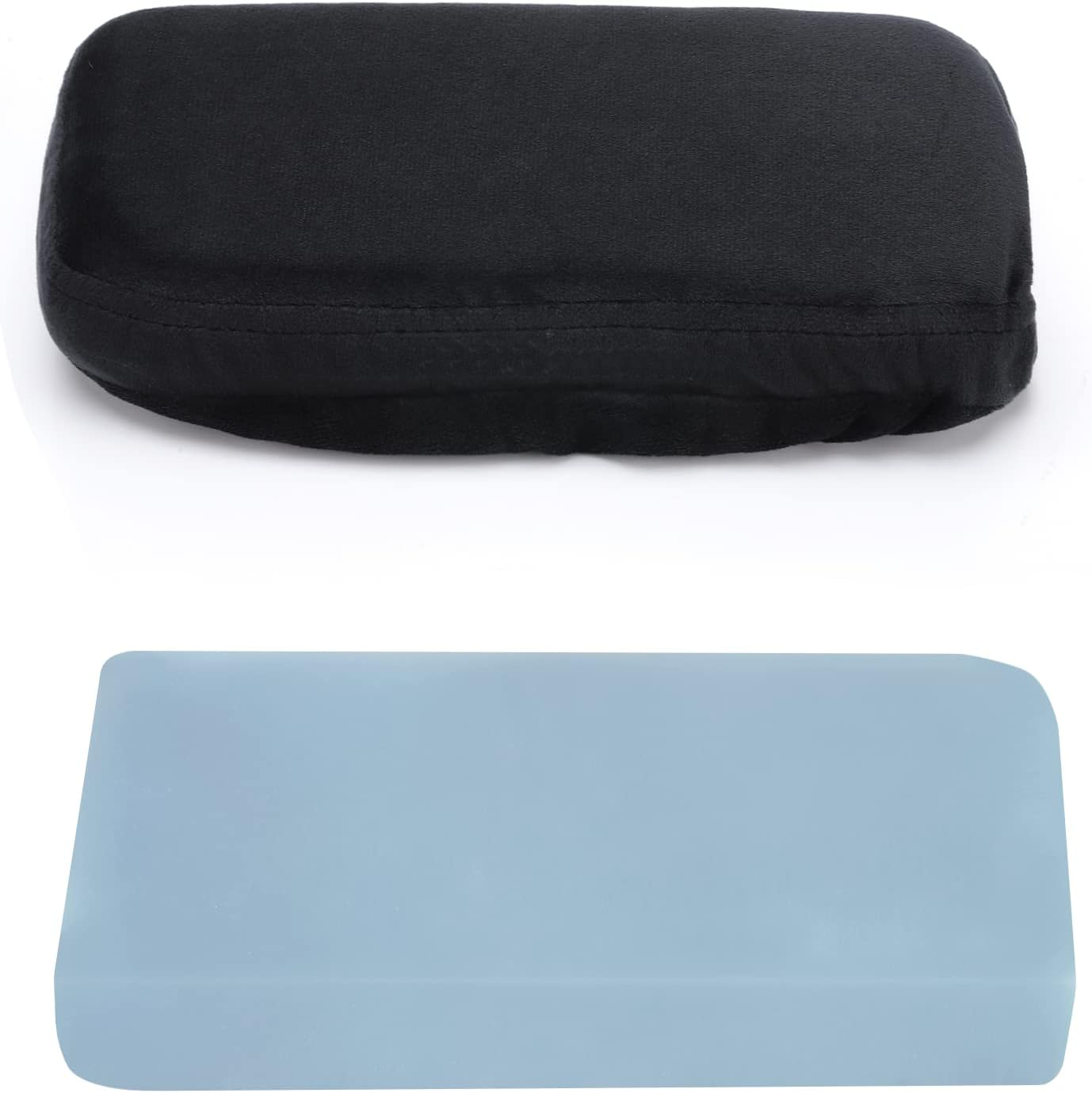 Office Chair Armrest Covers Comfort Memory Foam Armrest Pads for Office Chair Gaming Chair Arm Rest Covers for Elbows Ergonomic Armrest Pillow Pads for Desk Chair (Black, Set of 2)&hellip; image number 2