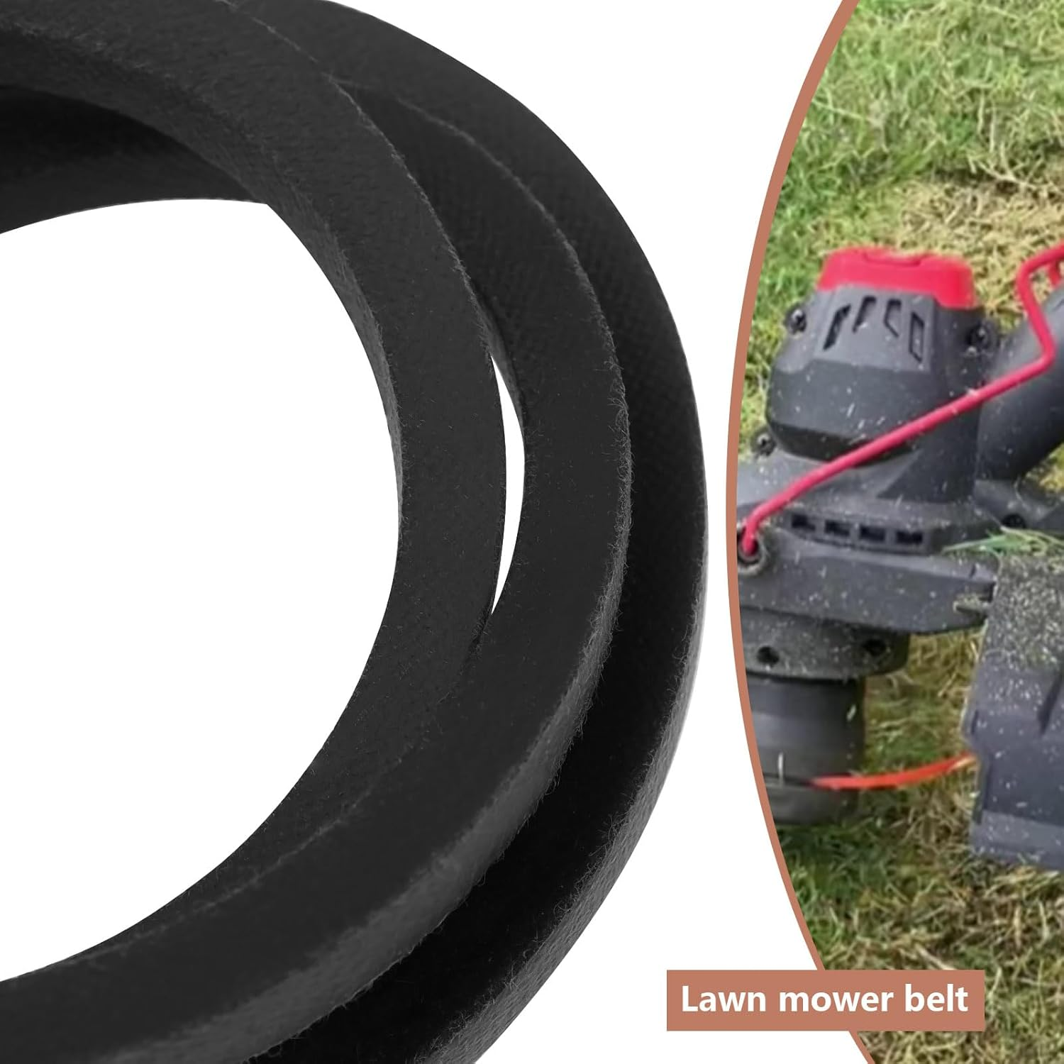 Emagtech 1Pc Lawn Mowers Gearbox Drive Belt V-Belt Replacement Part 1209470 120-9470 Compatible with Toro Timemaster 20200 20976 20978 20979 20977 20975 image number 4