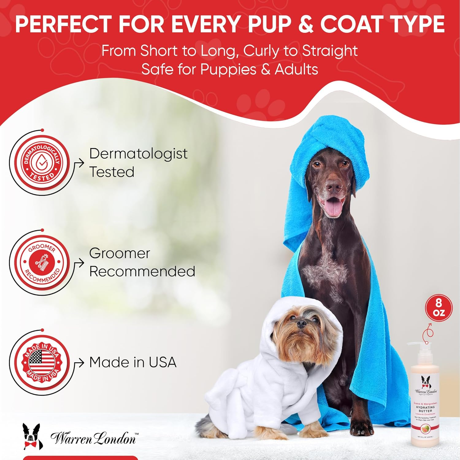 (240Ml) - Warren London Guava & Mangosteen Hydrating Butter Leave-In Conditioner image number 2