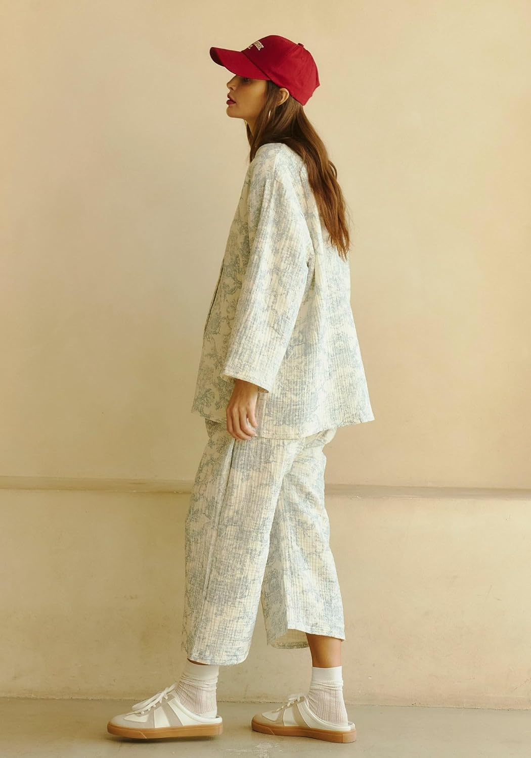 Muslin Guaze Nursing Set, Baby Blue, L/XL