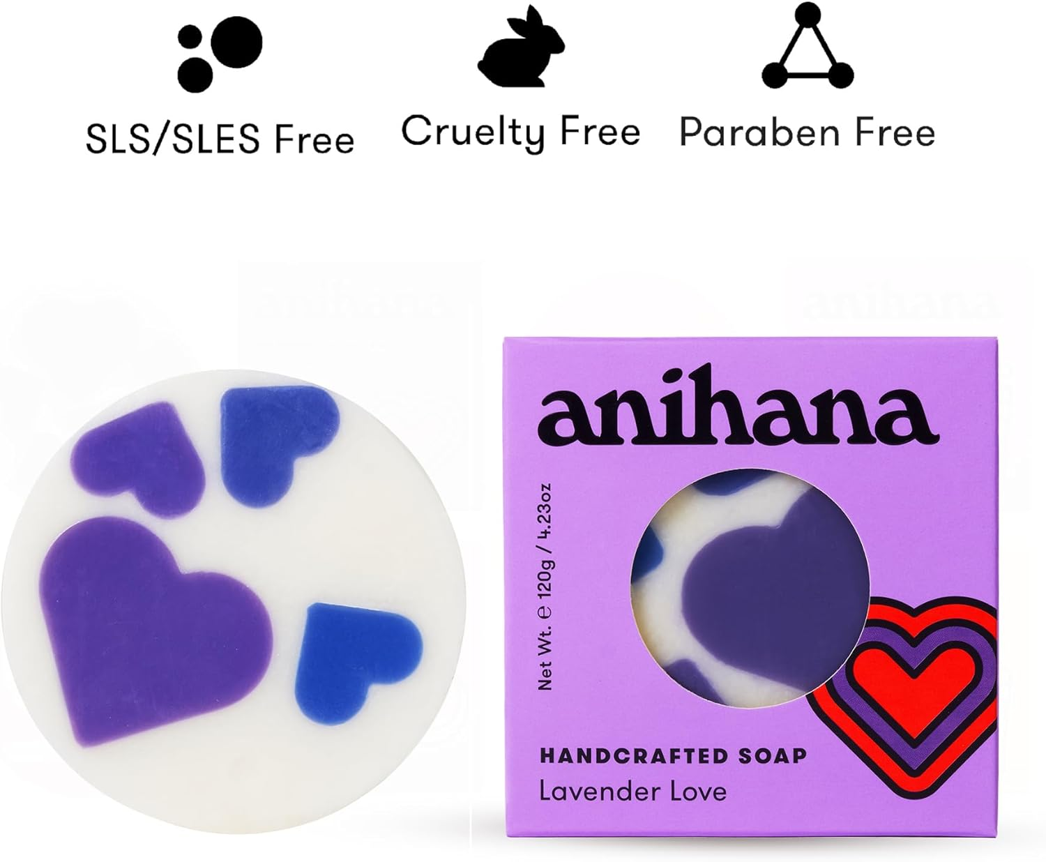 Anihana Lavender Soap Bar 120 G