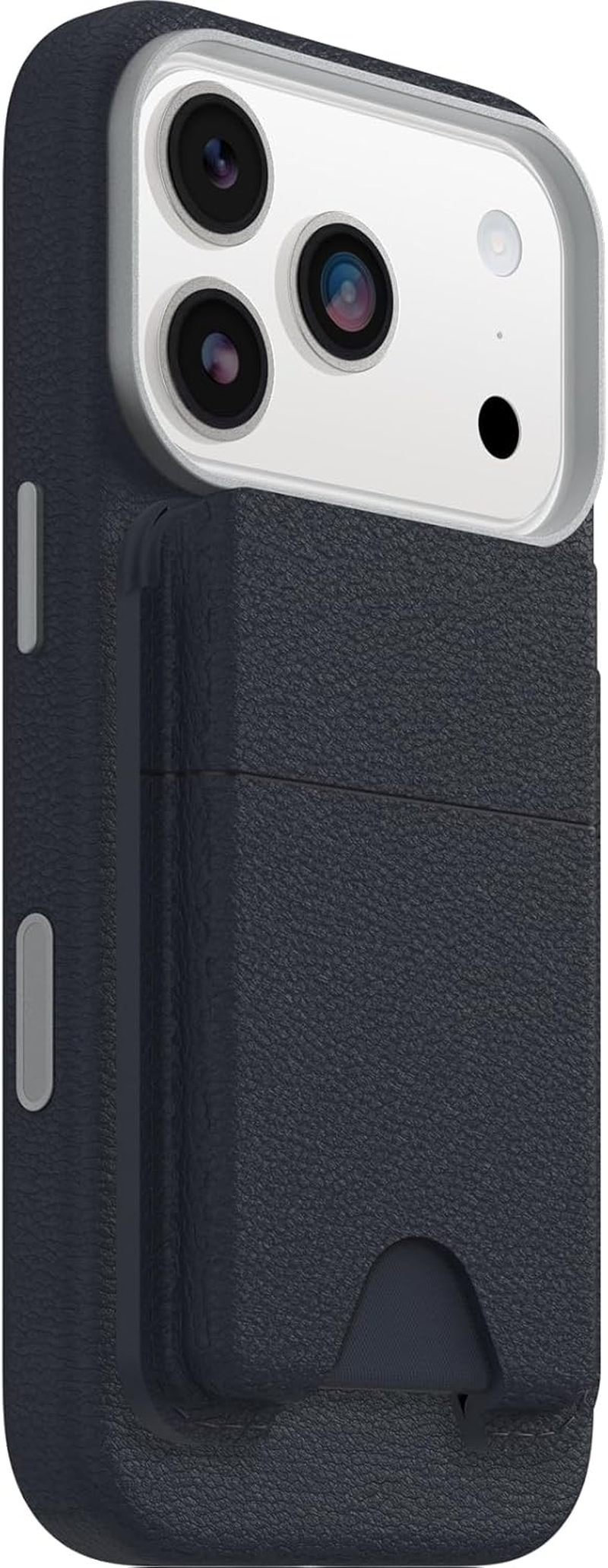 Otterbox Symmetry Cactus Leather Wallet for Magsafe, Soft-Touch Wallet with 2-3 Slots for Cards, Strong Magnetic Alignment and Attachment with Magsafe, Compatbile with Iphone, Black