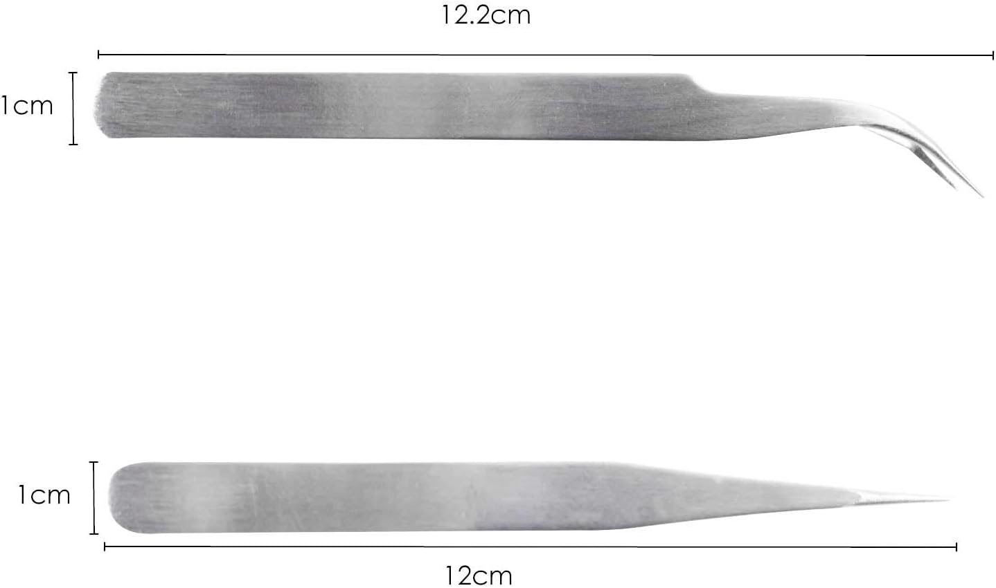 TRIXES Craft Tweezers for Gems Rhinestones - Nippers - Art Acrylic Gel Picking Tool image number 1