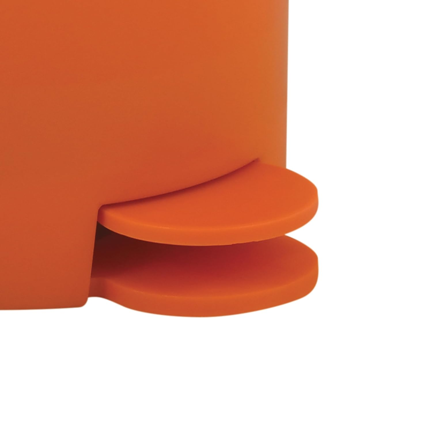 MSV Osaki Cosmetic Bin, Pedal Bin, 3 Litres, with Removable Inner Bin, Orange image number 3