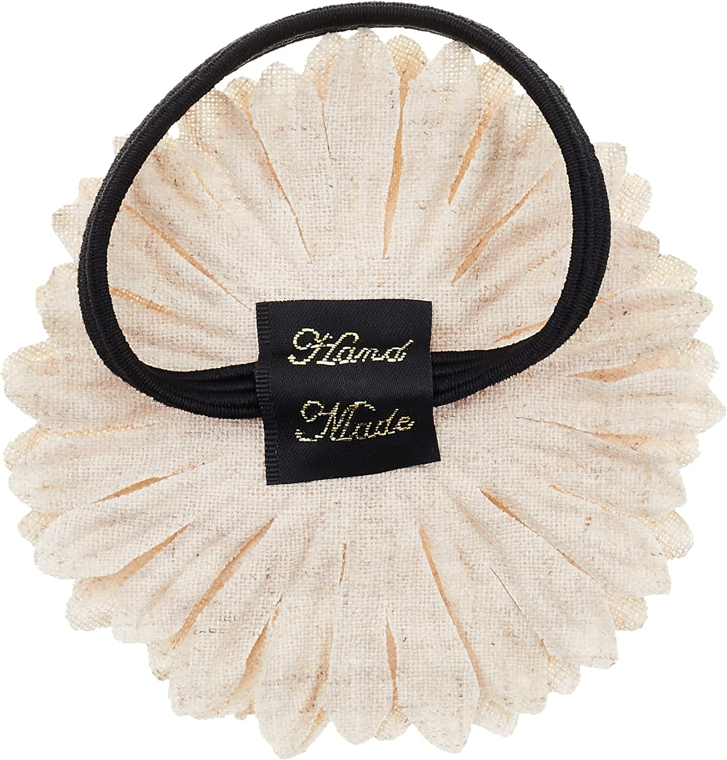 [Laura] Hair Accessories Cottage Flower Hair Elastic for Girls Diameter: 3.1 Inches (8 Cm) (Because It Is Handmade, There May Be Minor Errors.), Beige, 直径：8Cm (ハンドメイドですので細かな誤差が生じることがあります。予めご了承ください。) image number 6