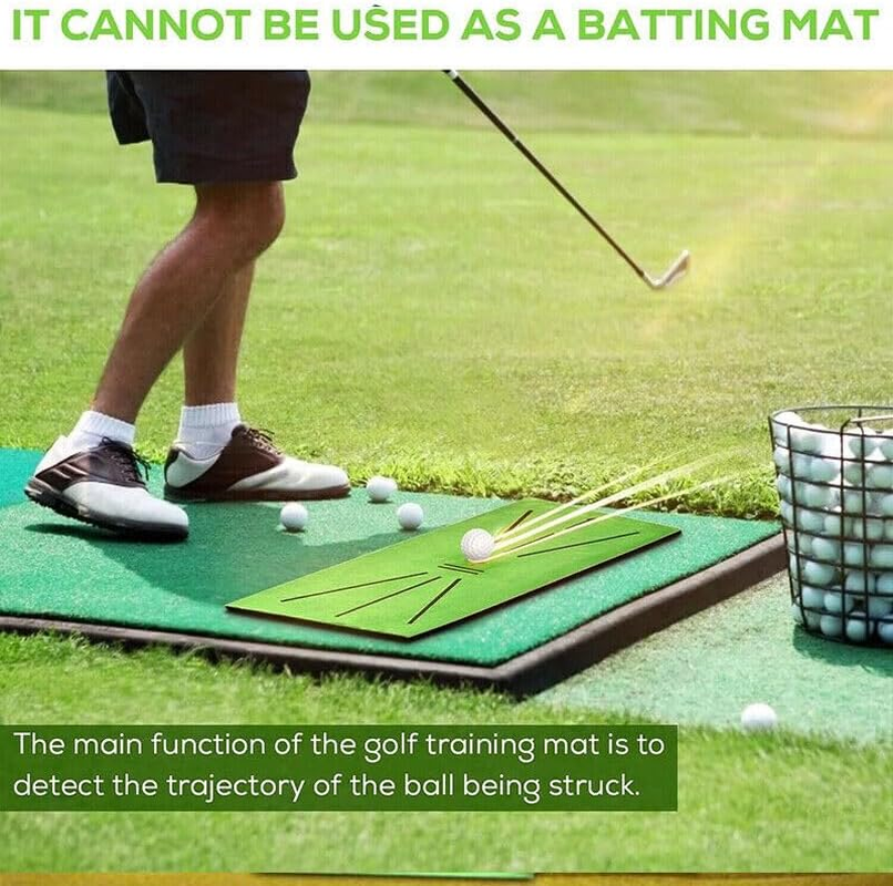 Golf Training Mat for Swing Detection Batting Golf Aid Game Practice Training - Ideal for Home & Office image number 4