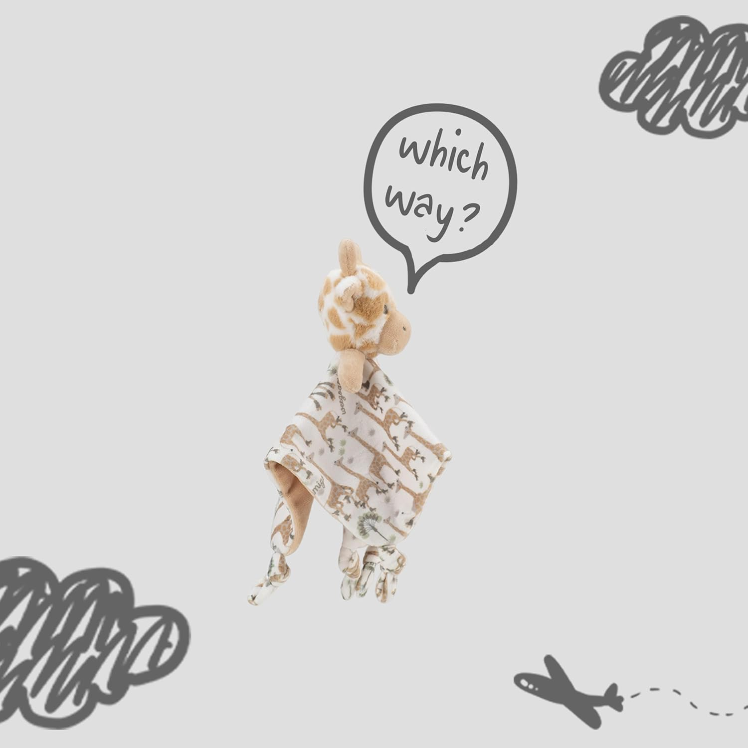 Weegoamigo Lovie/Comforter, Stevie Necks Giraffe image number 2