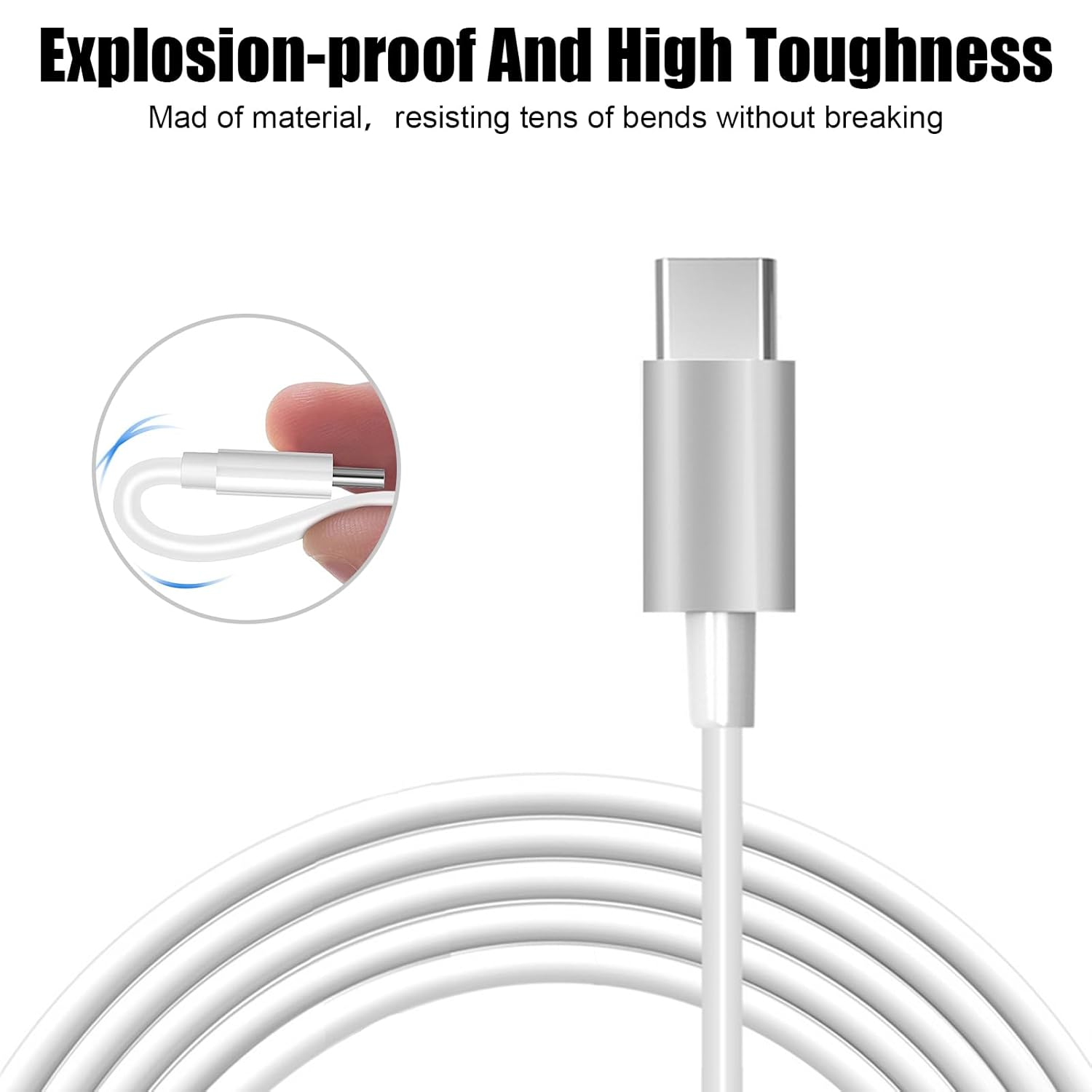 Vonzuda 65W USB-C to L-Tip Magnetic 1 Cable，Type-C to Mag-Safe Charging Cable Compatible with Macbook Air/Pro 2006-2012,1.8M (White) image number 1