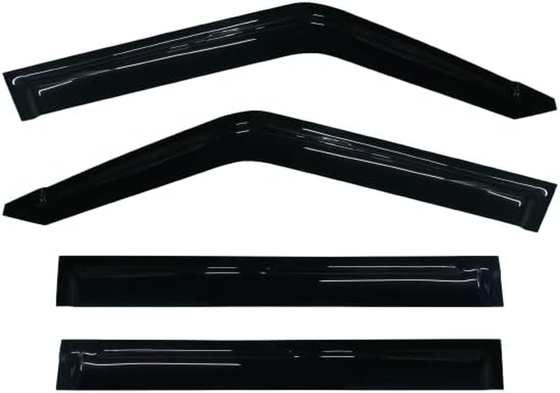 YW AUTO Out-Channel Ventvisor/Window Deflectors/Window Visor | Fits 2024 - on BYD Shark 6, 4 Pcs. image number 2