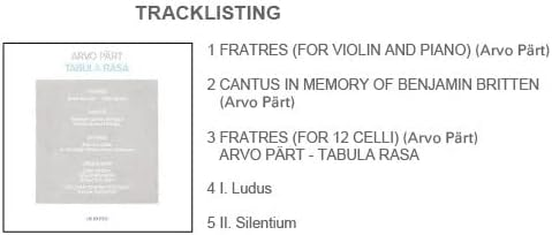 Part Tabula Rasa image number 2