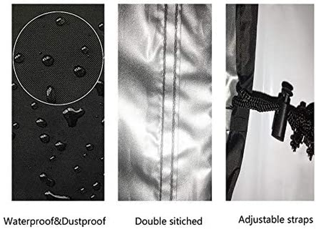 Garden Bench Seat Rain Cover Patio Chair Cover UCARE Waterproof Outdoor Sofa Seats Cover Outdoor Patio Lawn Furniture Covers Standard 2 3 4 Seats (3 Seats 63X25.7X34.7In) image number 2