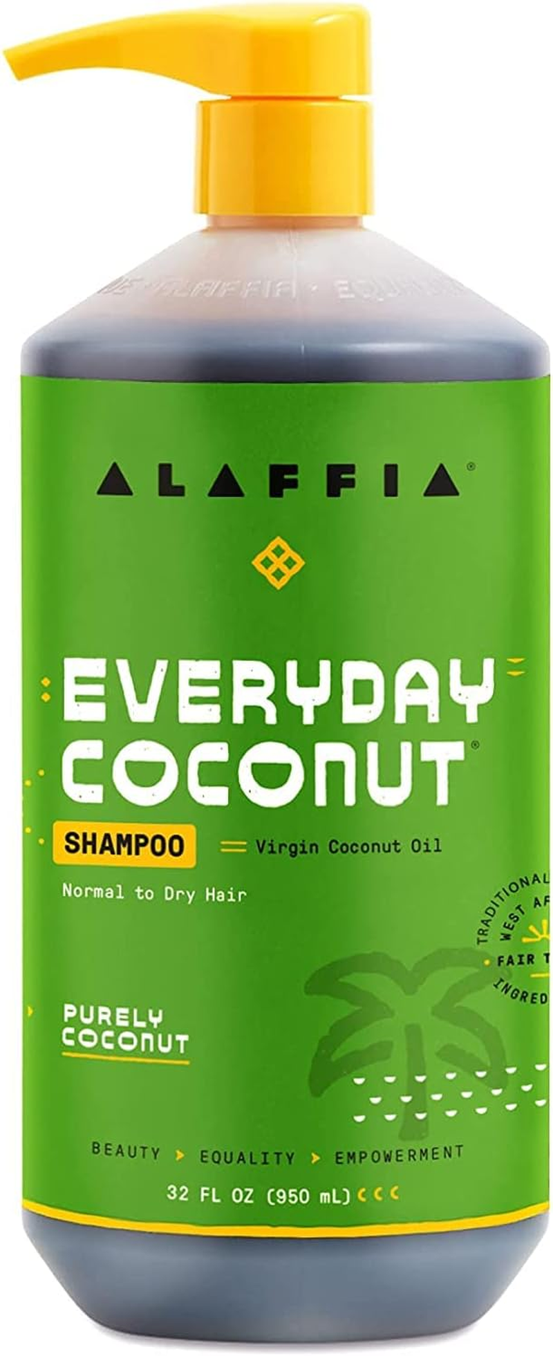 Alaffia Everyday Shea Purely Coconut Scented Hair Shampoo 950 Ml