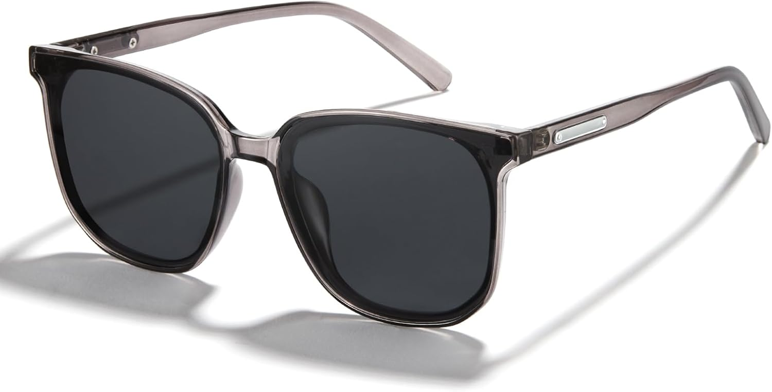 Cyxus Sunglasses for Women Men Oversize Trendy Polarized UV400 Protection Shades