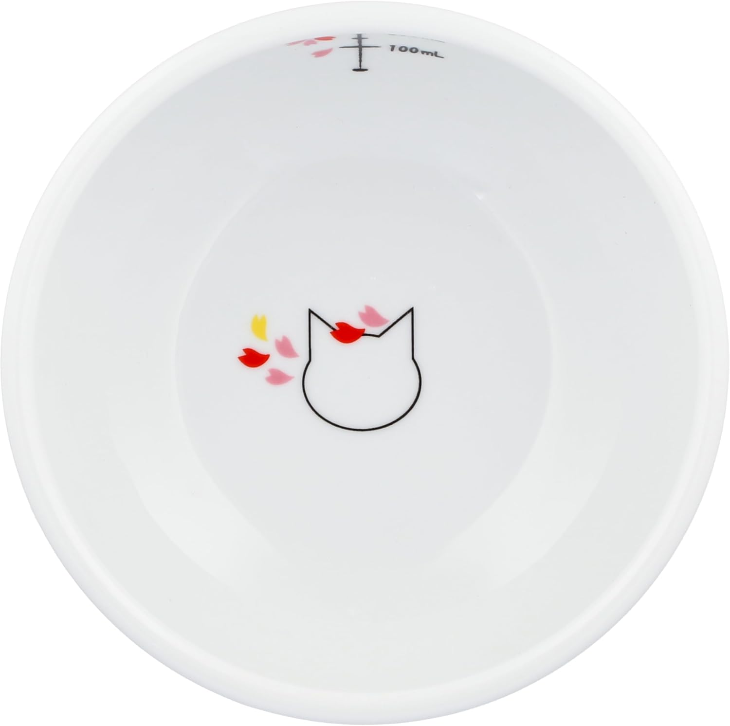 Necoichi Raised Cat Water Bowl, Elevated, with Measurement Lines, Dishwasher and Microwave Safe, No.1 Seller in Japan! image number 5