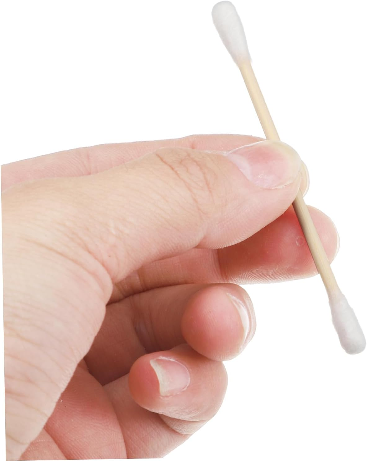 100Pcs Multi-Use Cotton Swabs Cotton Buds for Ear Cleaning Makeup Removal Precision Tips Wooden Stick Portable Makeup Supplies image number 5