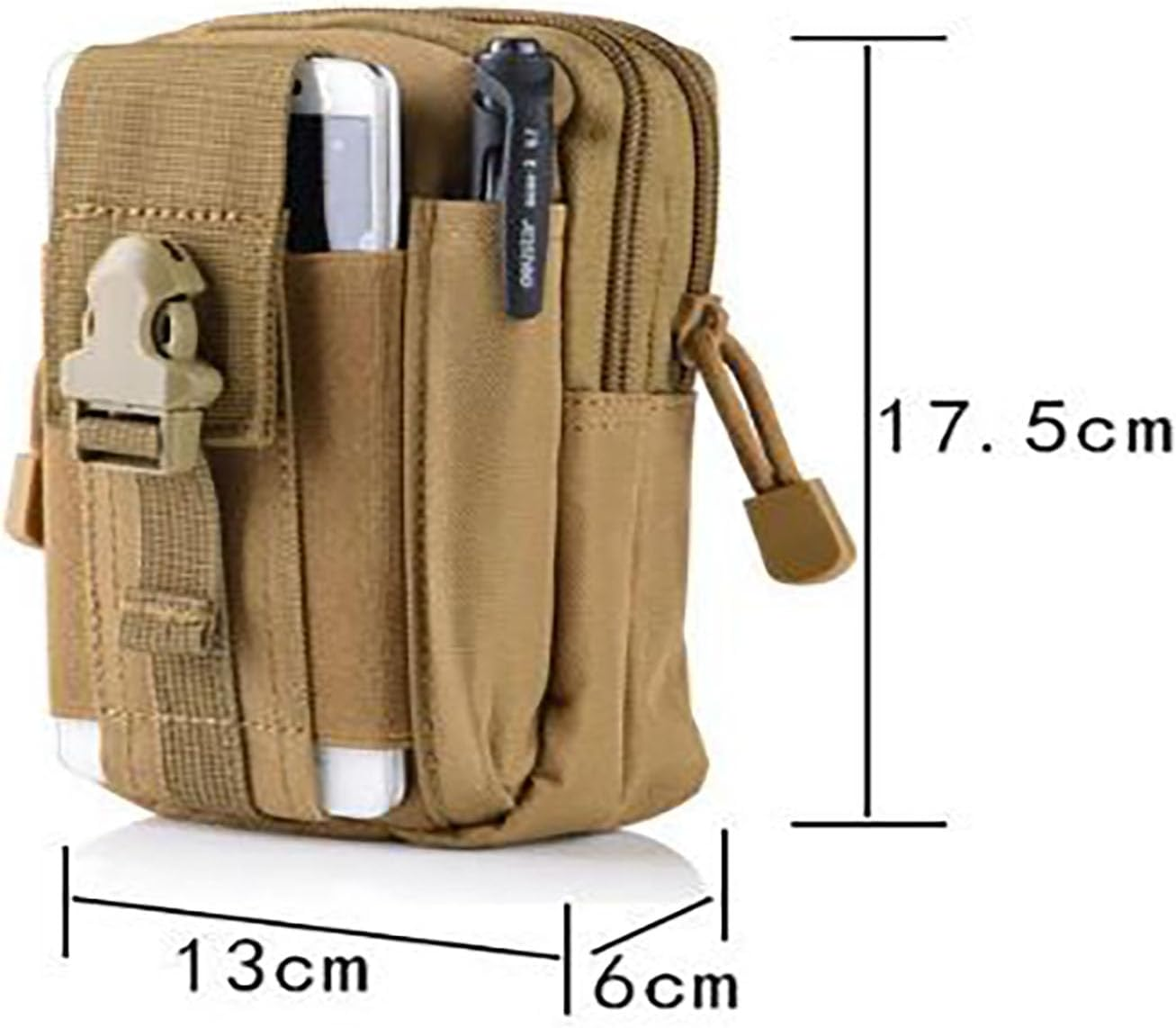 SYGELER Tactical Leg Bag - Military-Grade Compatible Leg Pack/Scanner Holster for Motorcycle Riding, Outdoor Sports & EDC - Waterproof Multifunctional Waist/Thigh Bag image number 2