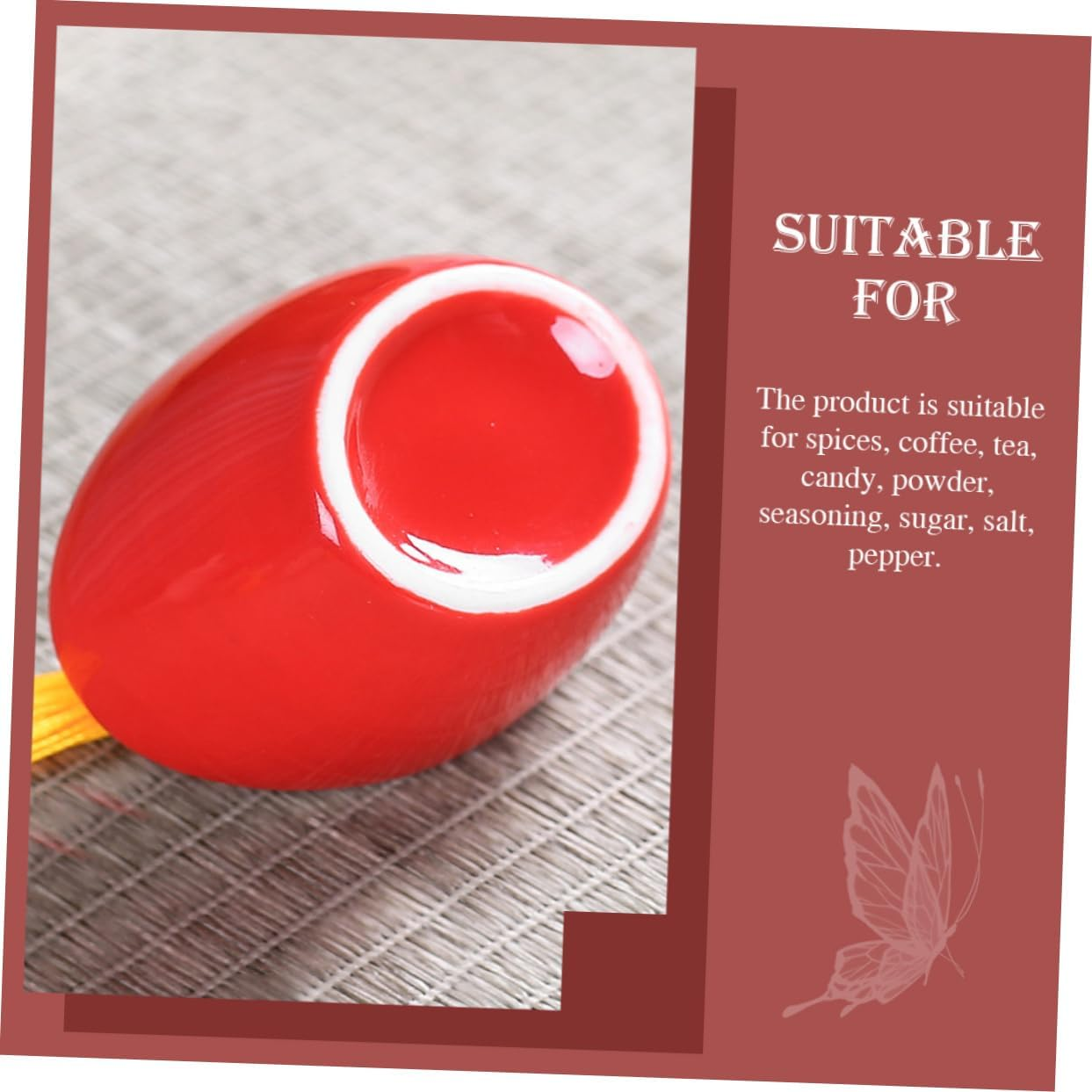 FELTECHELECTR Ceramic Tea Canister Sealed Storage Jar for Loose Tea-Leaf Mini Airtight Lid as Home Tea Spice Jar image number 6