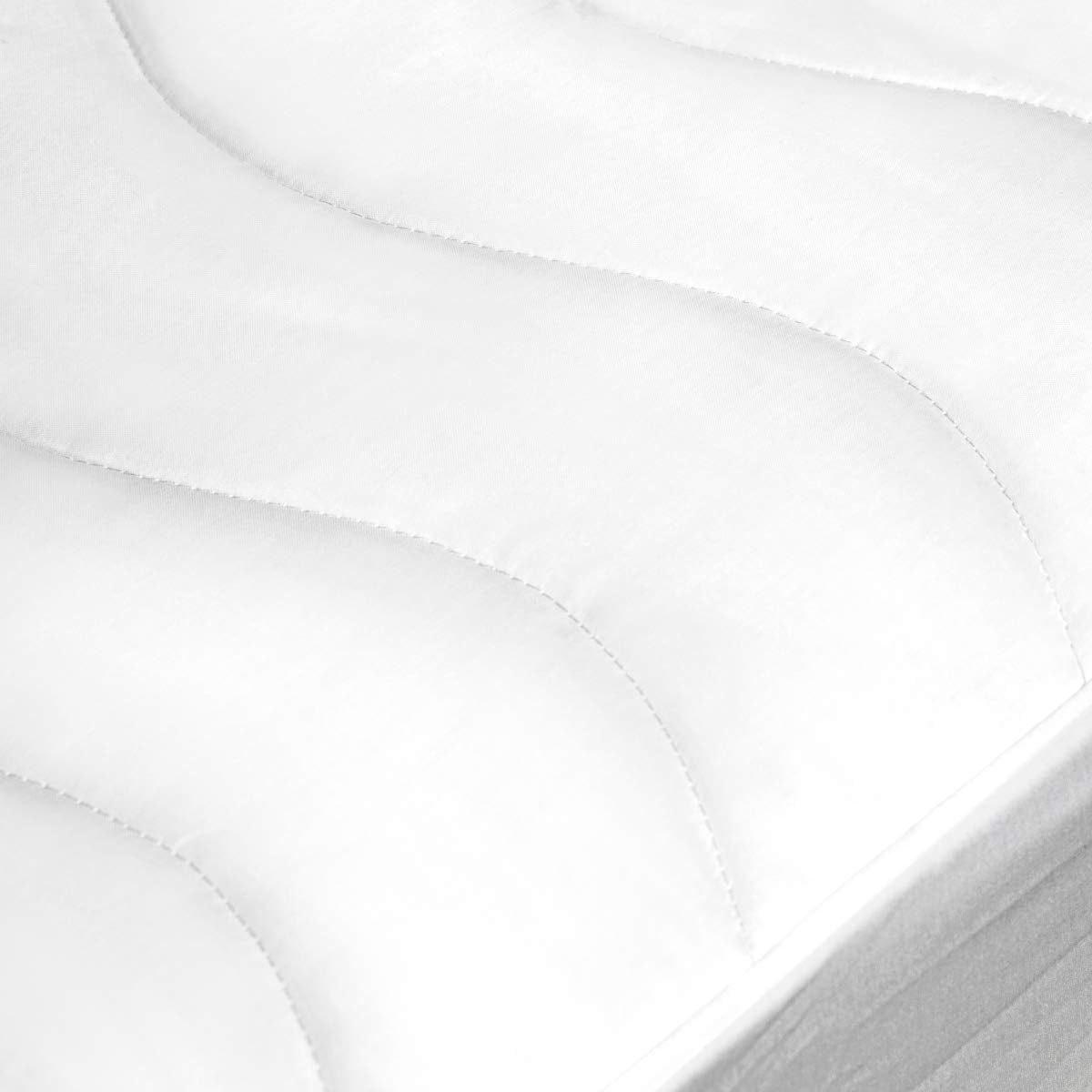Tontine Comfortech Quilted Waterproof Mattress Protector, King &ndash; Soft Cotton Cover with Anti-Bacterial Treated Filling &ndash; Waterproof Backing and 40Cm Fitted Skirt &ndash; Machine Washable image number 3