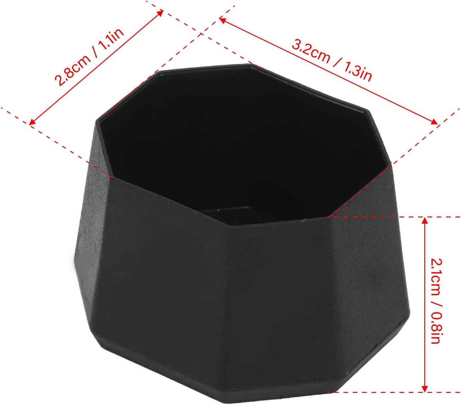 Tennis Racket Butt Cap, 2Pcs Black Plastic Tennis Racket Silicone End Cover Portable Racket Handle End Cap Practical Tennis Racquet Silicone Back Covers for Racquetball Racket image number 3